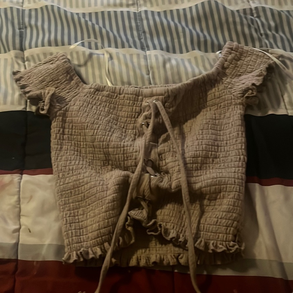 Light brown blouse